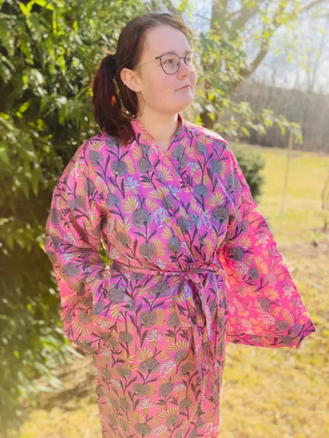 Marvellous cotton kimono/house robe,Meraviglioso kimono/accappatoio in cotone 3