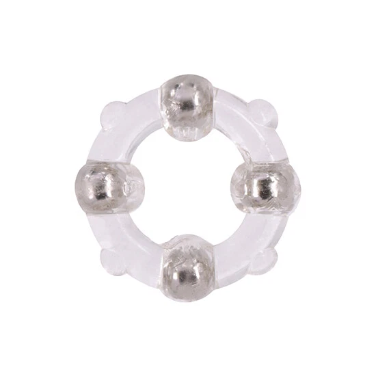 Menzstuff Stud Ring Clear
