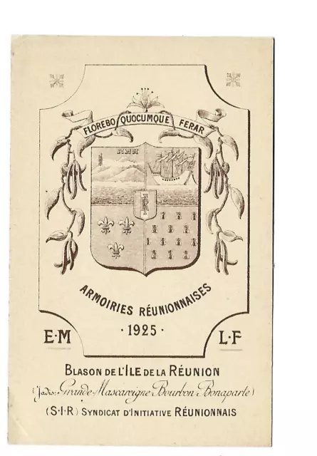 Ile De La Reunion  Blason  Armoiries Reunionnaises