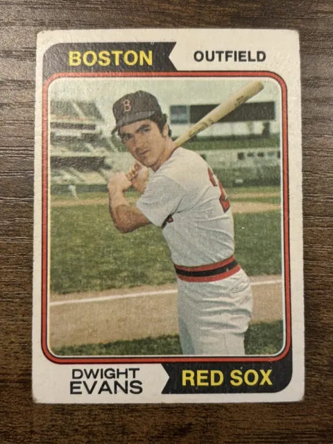 1974 Topps Baseball Dwight Evans Baseball Card #351