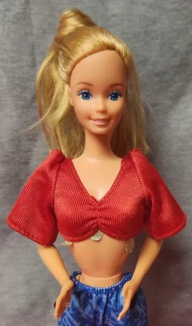 Vintage 1981 Pink and Pretty Barbie Doll- #3554- Dressed- Good Condition