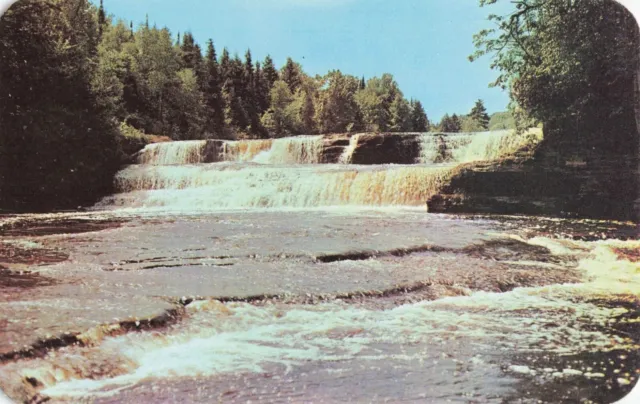 Lower Tahquamenon Falls Waterfall - in Michigan's Upper Peninsula MI - Postcard