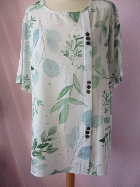 TOP TUNIQUE BLANC CHIC TRES ORIGINAL NEUF T 40/42
