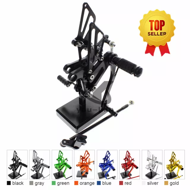 For NSR250 MC21 90-93/MC28 PGM4 94-97 Footpes Footrest Rearset Foot Pedal 8Color