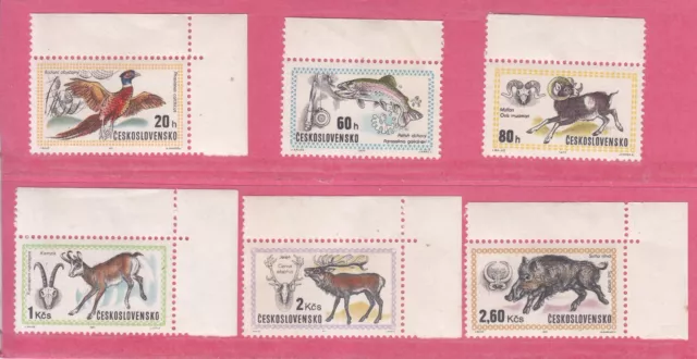 Czechoslovakia 1971 Set Of 6 Stamps Mint