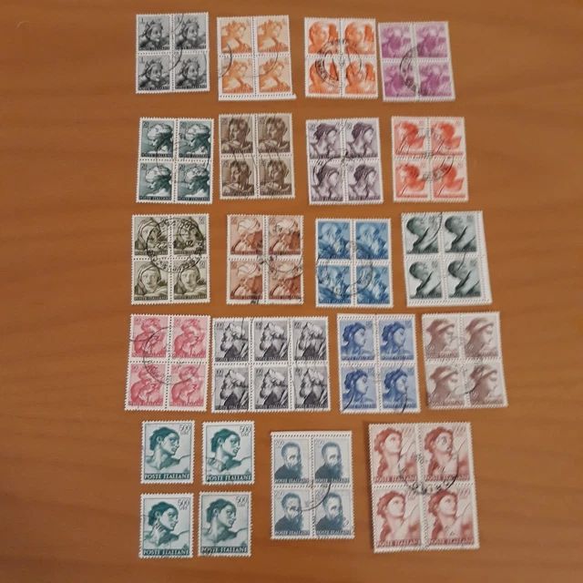 Collection Complète De Timbres Italiens Utilisés - Italie 1945-1980