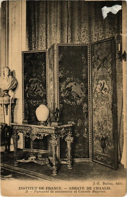 CPA Institut de France - Abbey of Chaalis - Savonnerie screen (1032736)