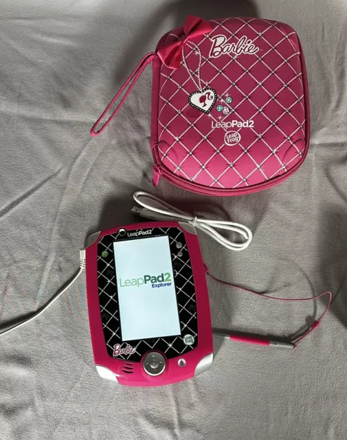 Barbie LeapFrog Leap Pad 2 Explorer Learning Game System With Case, & Power Cord Barbie LeapFrog Leap Pad 2 Explorer Learning Game System With Case, & Power Cord
