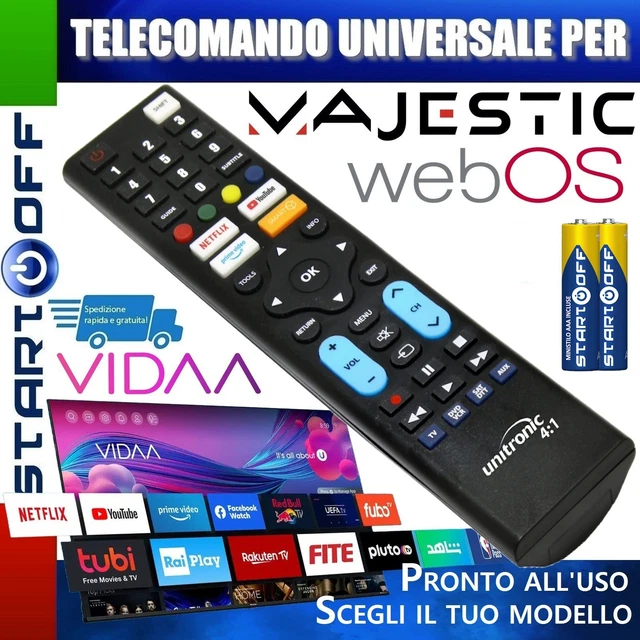 Telecomando Per Smart TV Android NordMende ND40S3200J - Foto 9