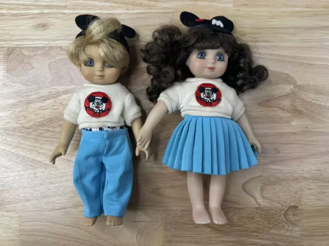 Marie Osmond Adora Belle & Beau Mouseketeer 10" in Vinyl Doll Set; #797