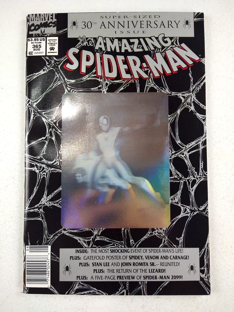 The Amazing Spider-Man #365 NEWSSTAND (1992 Marvel) Comic 1st 2099 Appearance