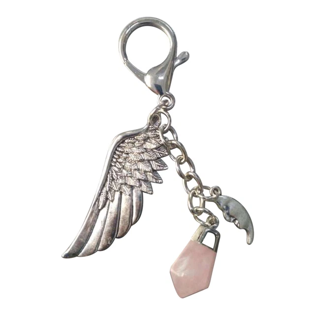 creative gift keychains Wing Keychain Personnalité Punk De Voiture Porte-clés Po
