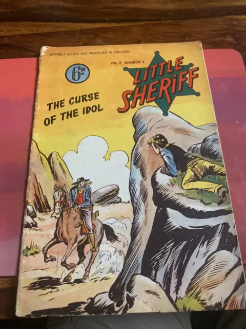 LITTLE SHERIFF COMIC BOOK 1950’s VG+