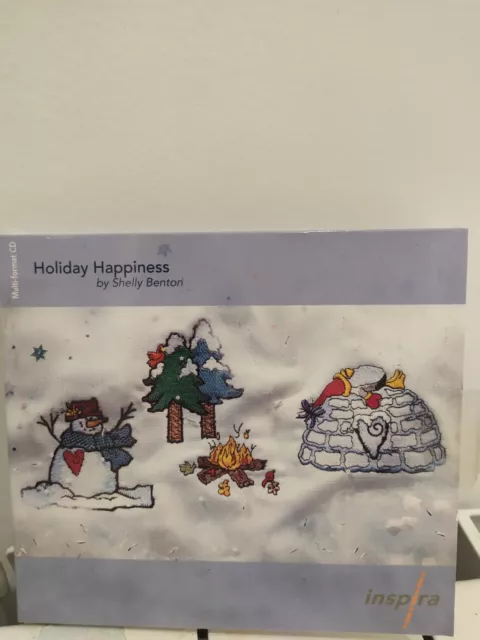 CD para bordado INSPIRA - Holiday Happiness