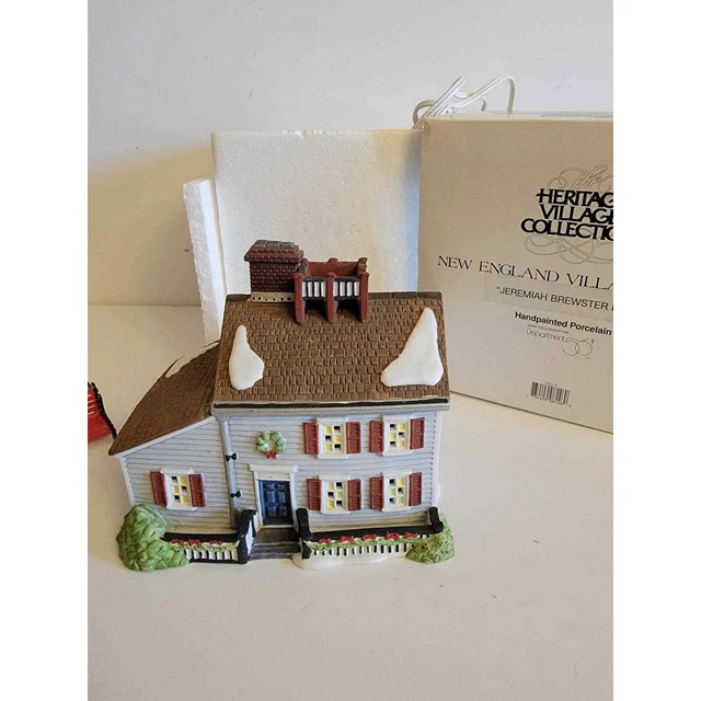 Department 56 HERITAGE New England Village Series JEREMIAH BREWSTER HOUSE