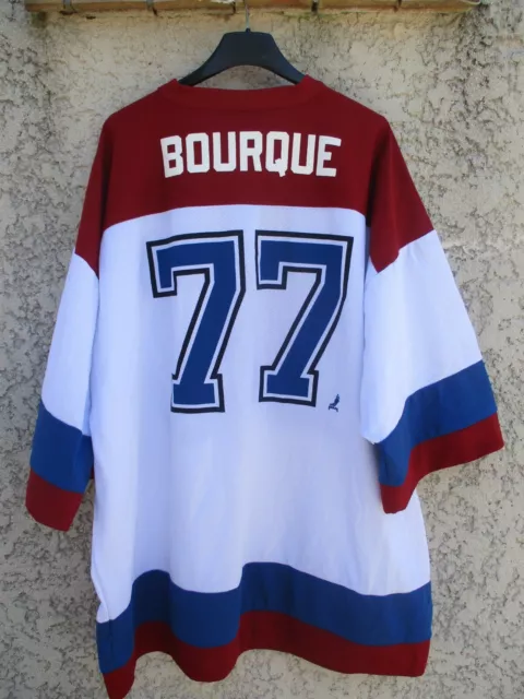 Maillot hockey NHL AVALANCHE DU COLORADO shirt BOURQUE n°77 vintage L / XL