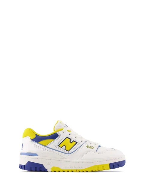 SNEAKERS - BAMBINO - New balance - GSB55 VAR - ECOPELLE - BIANCO - NBGSB550CG