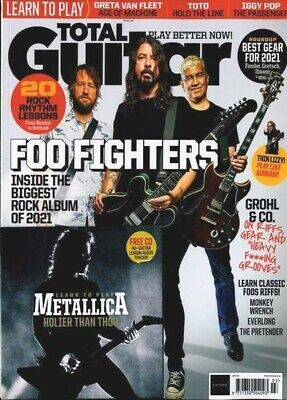 Total Guitar Issue 342 March 2021 / Foo Fighters / 20 Rock Rhythm Lessons