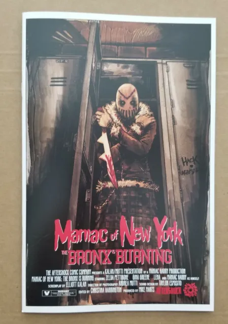 MANIAC OF NEW YORK BRONX BURNING #3 COVER VARIANT - Robert Hack
