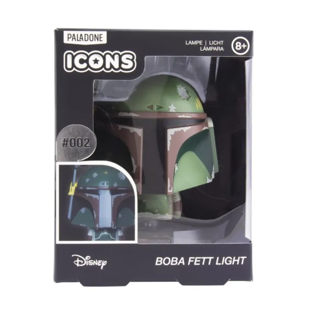 Star Wars Boba Fett Icon Light Lampada USB Desktop Lamp PALADONE PRODUCTS