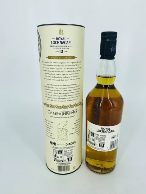 Royal Lochnagar 12YO House Baratheon - Game Of Thrones Limited Edition (700ml) 2