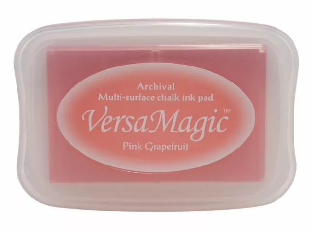 Tsukineko VERSAMAGIC Embossing Versa INK PAD Stamping Chalk 74 pink grapefruit