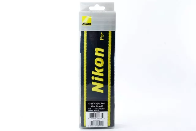 **UNUSED BOXED** Genuine Nikon Wide Strap From Japan 539307