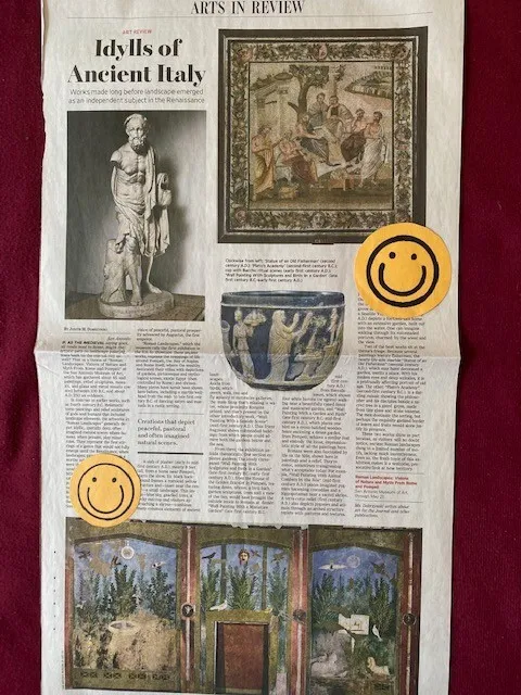 Roman Landscapes Nature & Myth Rome & Pompeii Wall Street Journal Article Wsj ,