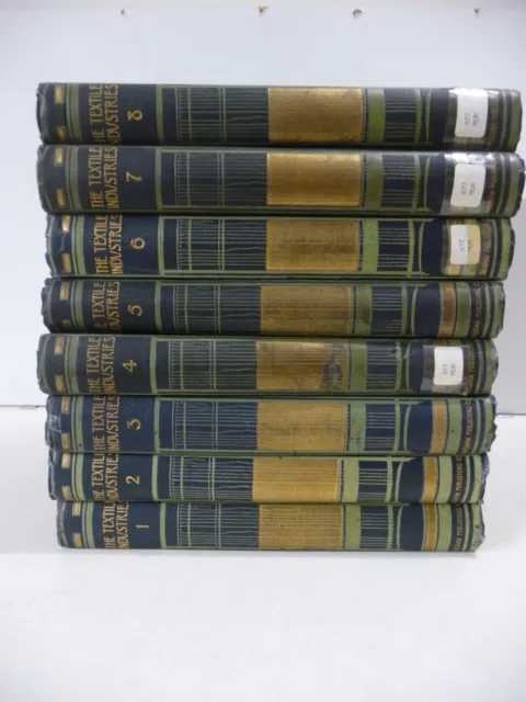 The Textile Industries by William Murphy: Complete Set of 8 Volumes