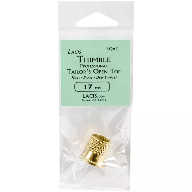 Lacis Open Top Tailor's Thimble-Size 17mm RQ62-17