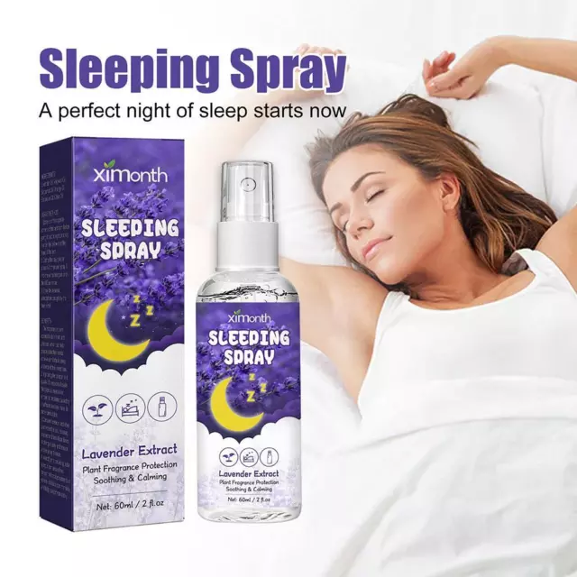 Lavender Essential Oil Pillow Sleep Spray Mist Fragrance Aromatherapy P0S9