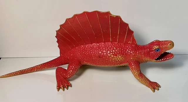 Vintage Dor Mei  Edaphosaurus  Dinosaur Figure Toy China