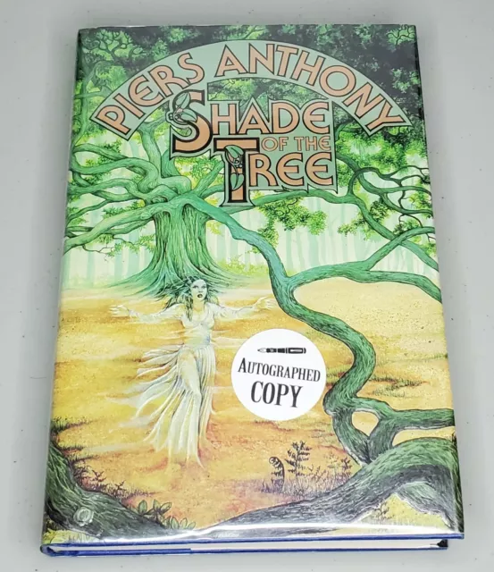 Shade of the Tree by Piers Anthony SIGNED 1986, Hardcover, Dust Jacket 1st Print