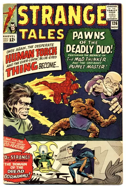 STRANGE TALES #126 VG, 1st Clea and Dormammu, Marvel Comics 1964