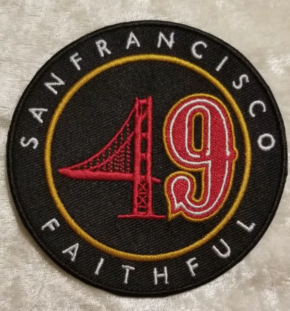 (2) San Francisco 49ers Patches Iron On Embroidered Patch ~USA FREE  Shipping!