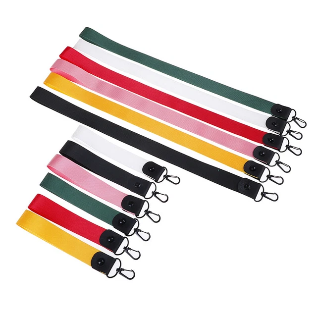 Solid Color Mobile Phone Straps keychain Tag Neck Lanyards ID Card Hang Rope ~m'