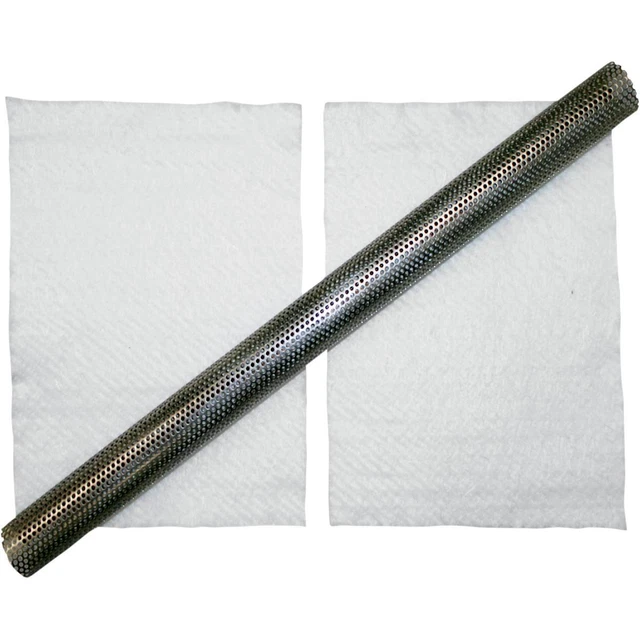 LA Choppers LA-1230-24P Universal Baffle with Packing - 24in. Long - 3in. Dia.