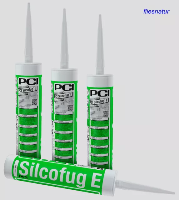 PCI Silcofug E Silicon Siliconfuge Sanitärsilicon Dichtstoff Silikon 310ml