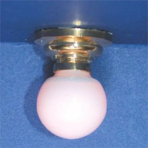 Dolls House Round Ceiling Globe Light 12v Miniature 1:12 Scale (DE038)