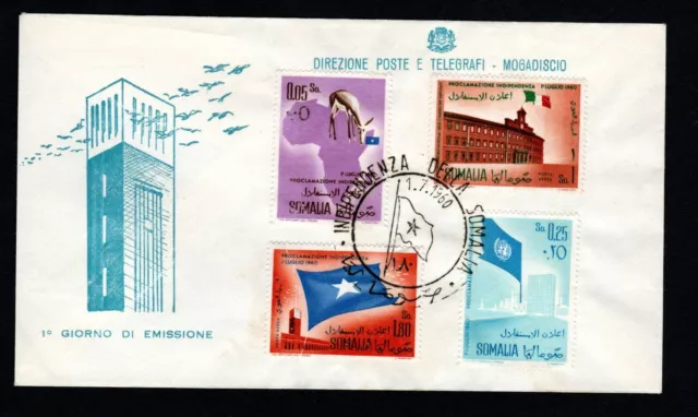 Somalia  1960,Proclamazione Indipendenza,  Fdc, Busta Ufficiale