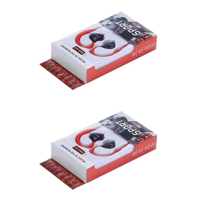 2x Wired Headset In Ear Wireless Earphones Over Ear Earbuds 5. 0 Headphones