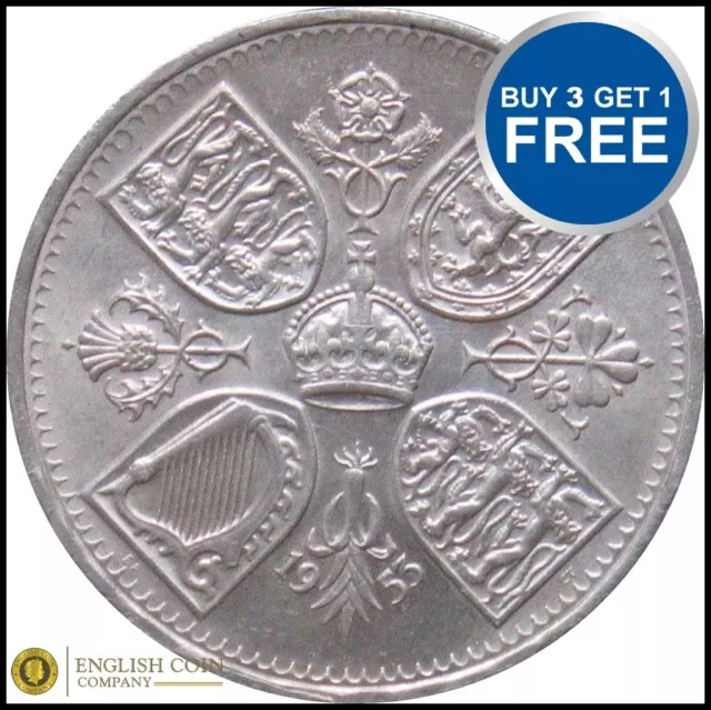 1953 CROWN - Queen Elizabeth Coronation Five Shilling