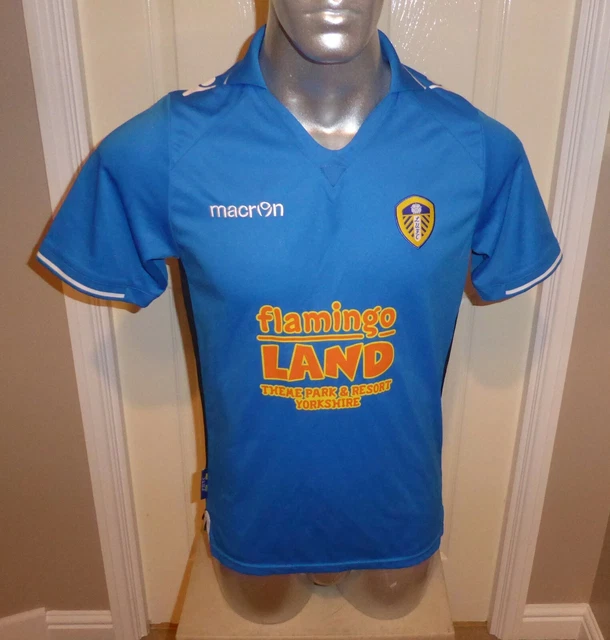 LEEDS UNITED MACRON FOOTBALL SHIRT PLAYER ISSUE TRAINING WEAR size XL