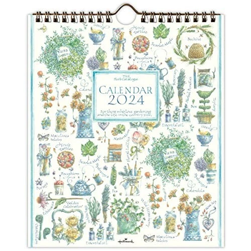 WALL CALENDAR 2024 Japan Herb Catalog Small Hallmark 225 × 190 mm