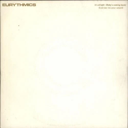 Eurythmics Est? Bien (Mi ... SPA 7"  record promo