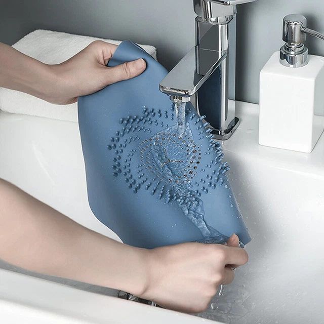 Grande filtro acchiappacapelli in silicone copertura scarico pavimento lavabo lavello St