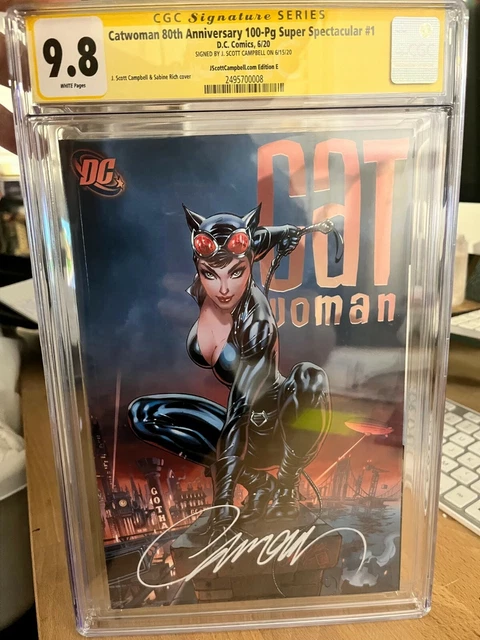 CGC 9.8 SS Catwoman 80th JSC cover E "Darwyn Cooke"
