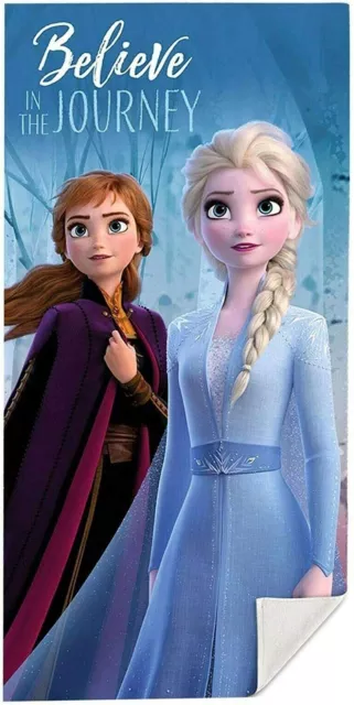 Disney Frozen II Towel 'Believe in the Journey' Anna and Elsa