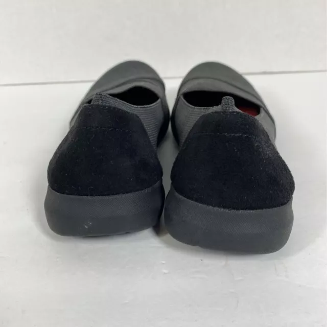 Baretraps Womens Imani Flat Shoes Gray Round Toe Slip On 6 M 2