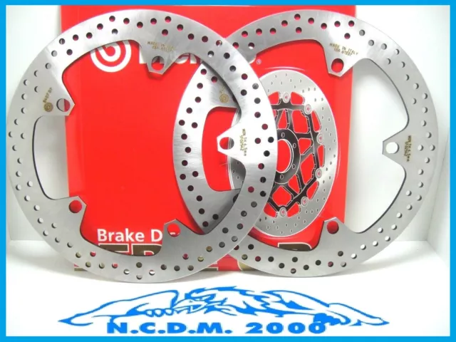 Coppia 2 Dischi Freno Anteriori Brembo 68B407D7 Bmw R 1150 R 2001 2002 2003